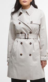 Barbour Great Belted Water Resistant Twill Trench Coat