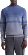 Bugatchi Gradient Stripe Merino Wool Sweater
