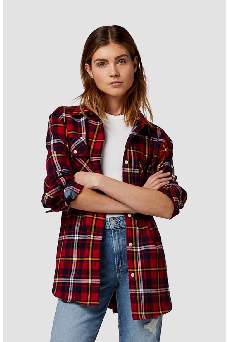 The Shirt, Alternate, color, BRUSHED RED PLAID