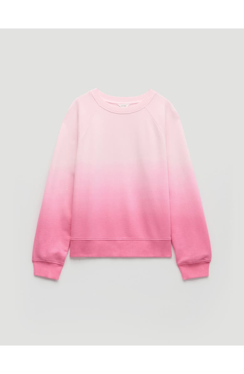 Hush Aven Ombre Cotton Sweatshirt, Alternate, color, Azalea Pink