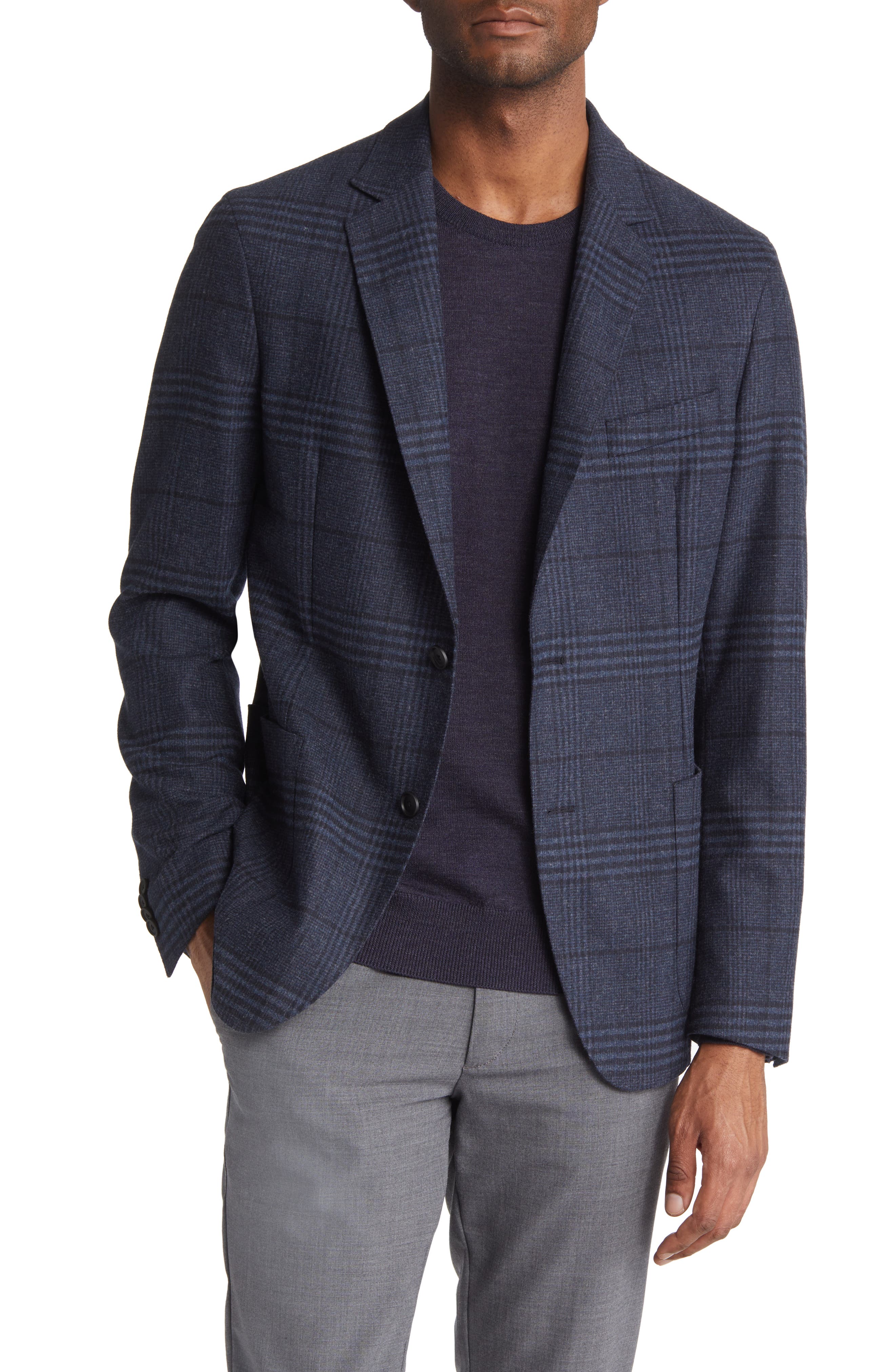 BOSS Hanry Plaid Sport Coat