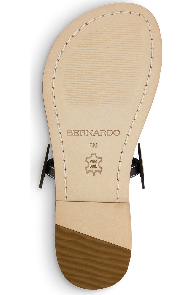 Bernardo Footwear New Moon Toe Loop Sandal, Alternate, color, Black