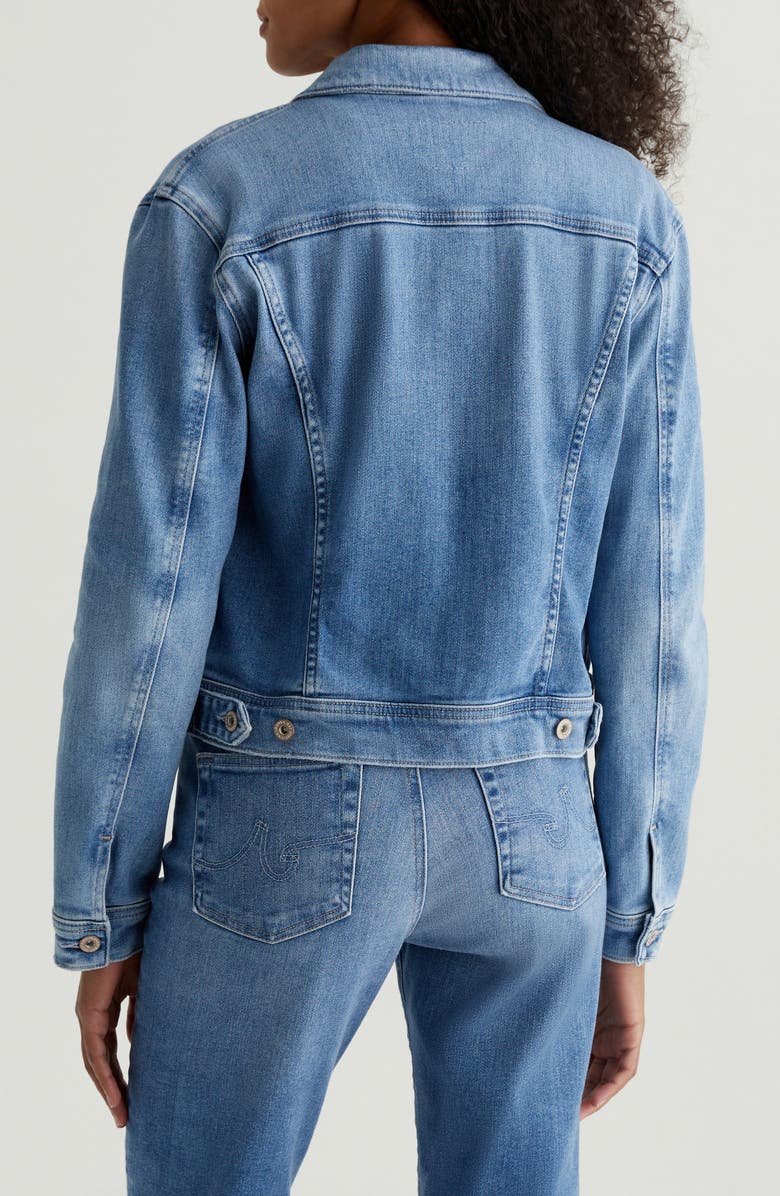 AG Robyn Denim Trucker Jacket, Alternate, color, Central Coast