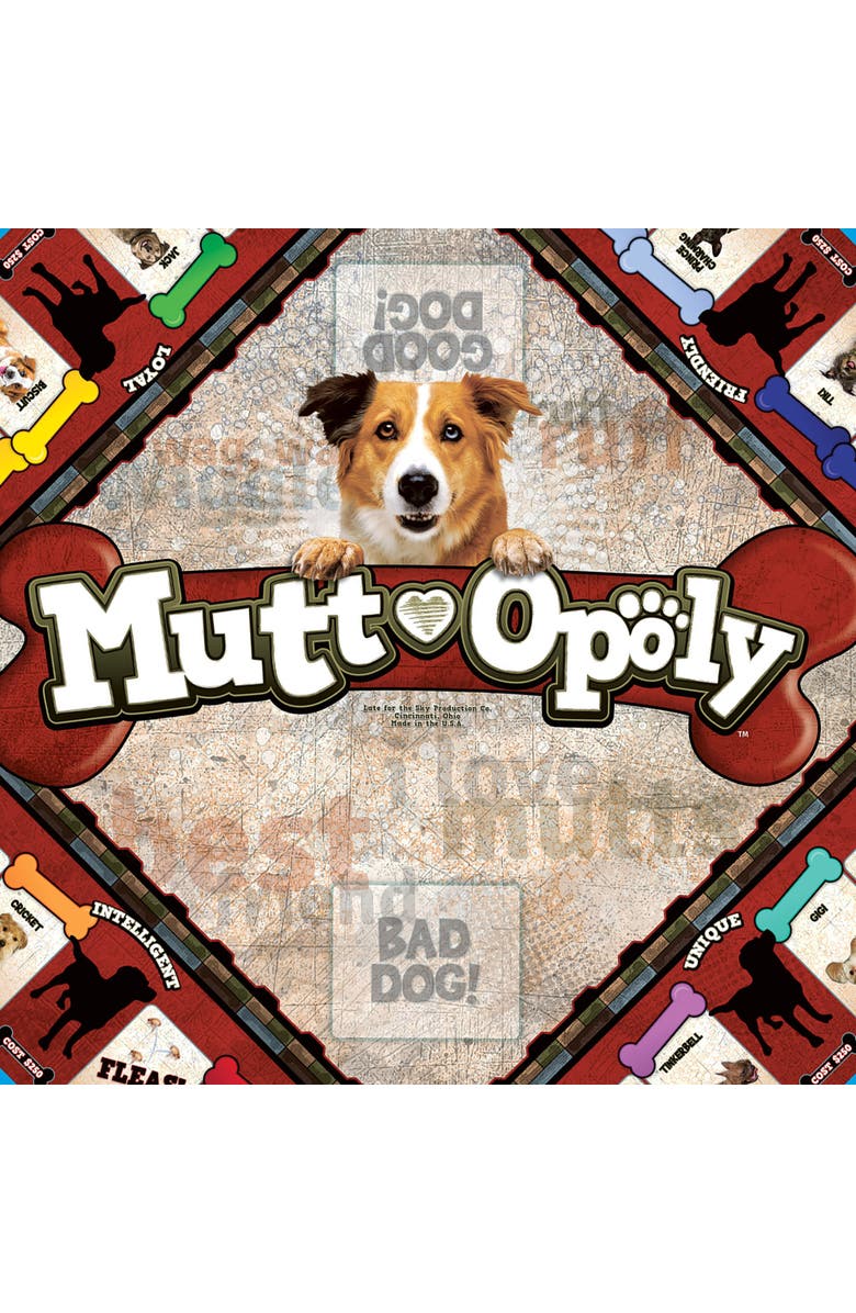 Late for the Sky Muttopoly Themed Family Board Game, Ages 8+, Alternate, color, Multicolored
