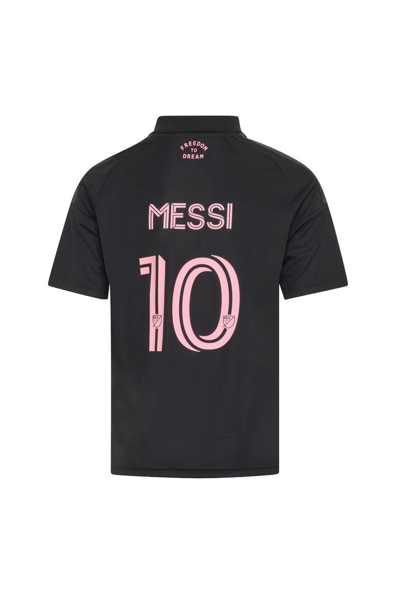 Youth adidas Lionel Messi Black Inter Miami CF 2026 Presagio Replica Jersey, Alternate, color, Black