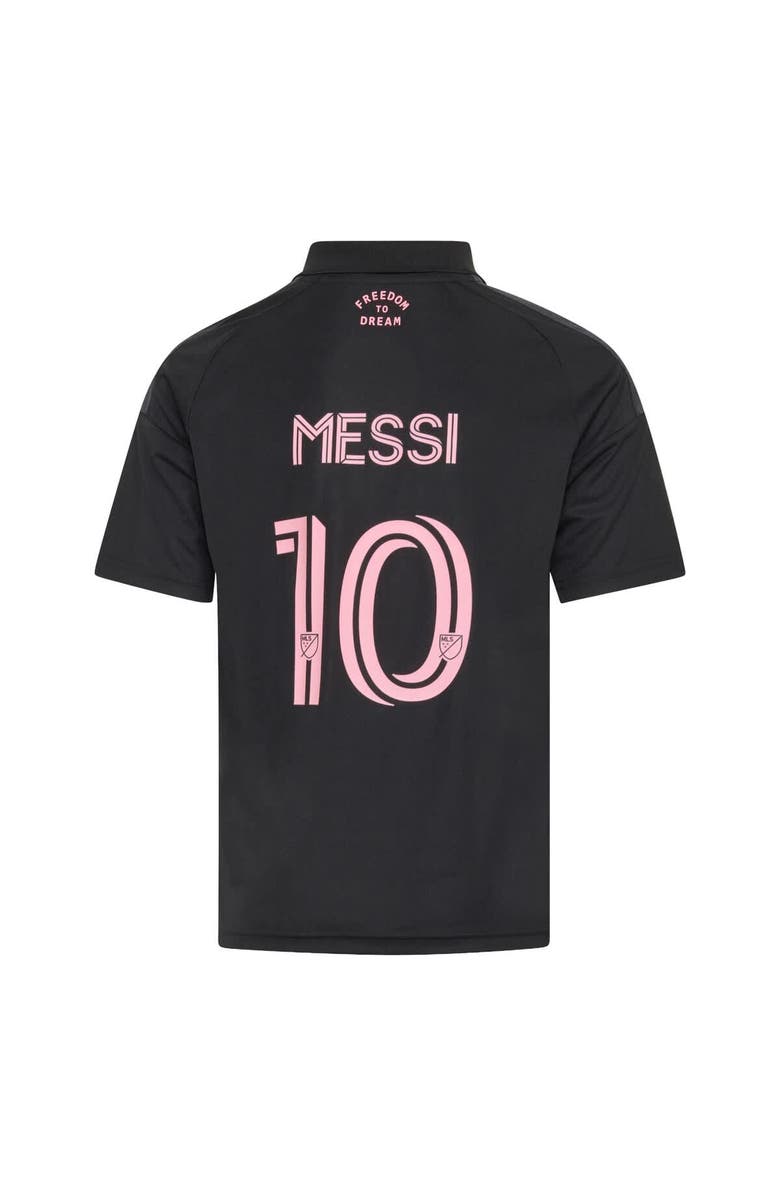 adidas Youth adidas Lionel Messi Black Inter Miami CF 2026 Presagio Replica Jersey, Alternate, color, Black