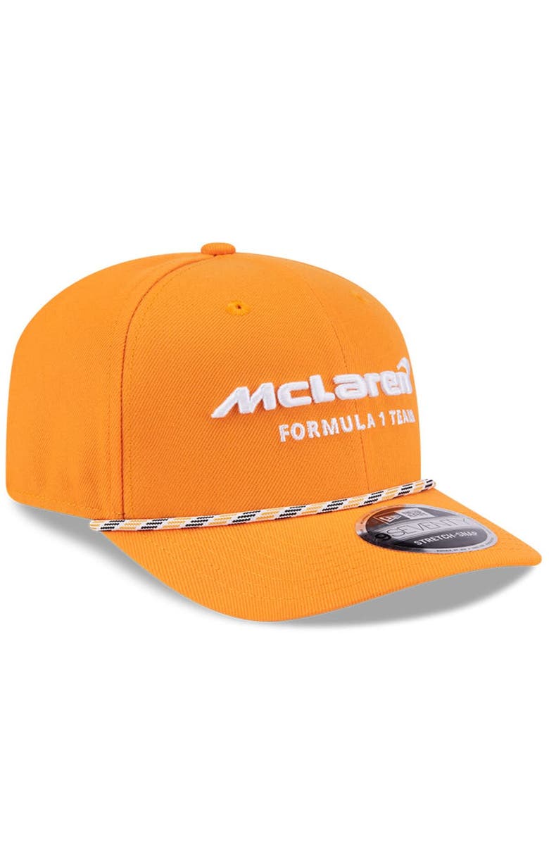 New Era Men's New Era  Orange McLaren F1 Team Multi-Rope 9SEVENTY Stretch-Snap Hat, Alternate, color, 