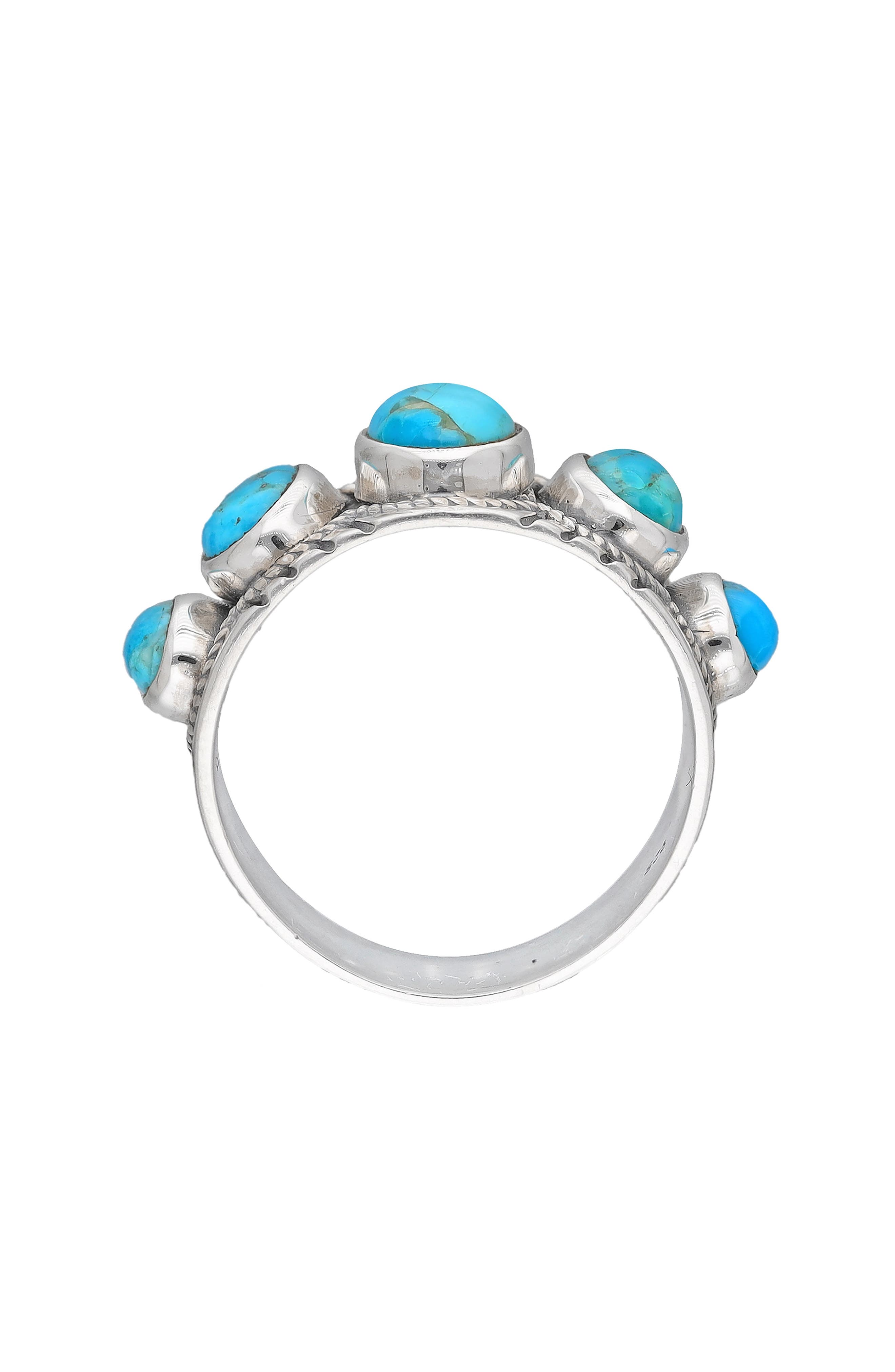YS GEMS Mohave Turquoise Cluster Band Ring (Women) | Nordstromrack