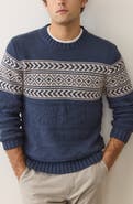 Marine Layer Erik Texture Organic Cotton Blend Sweater