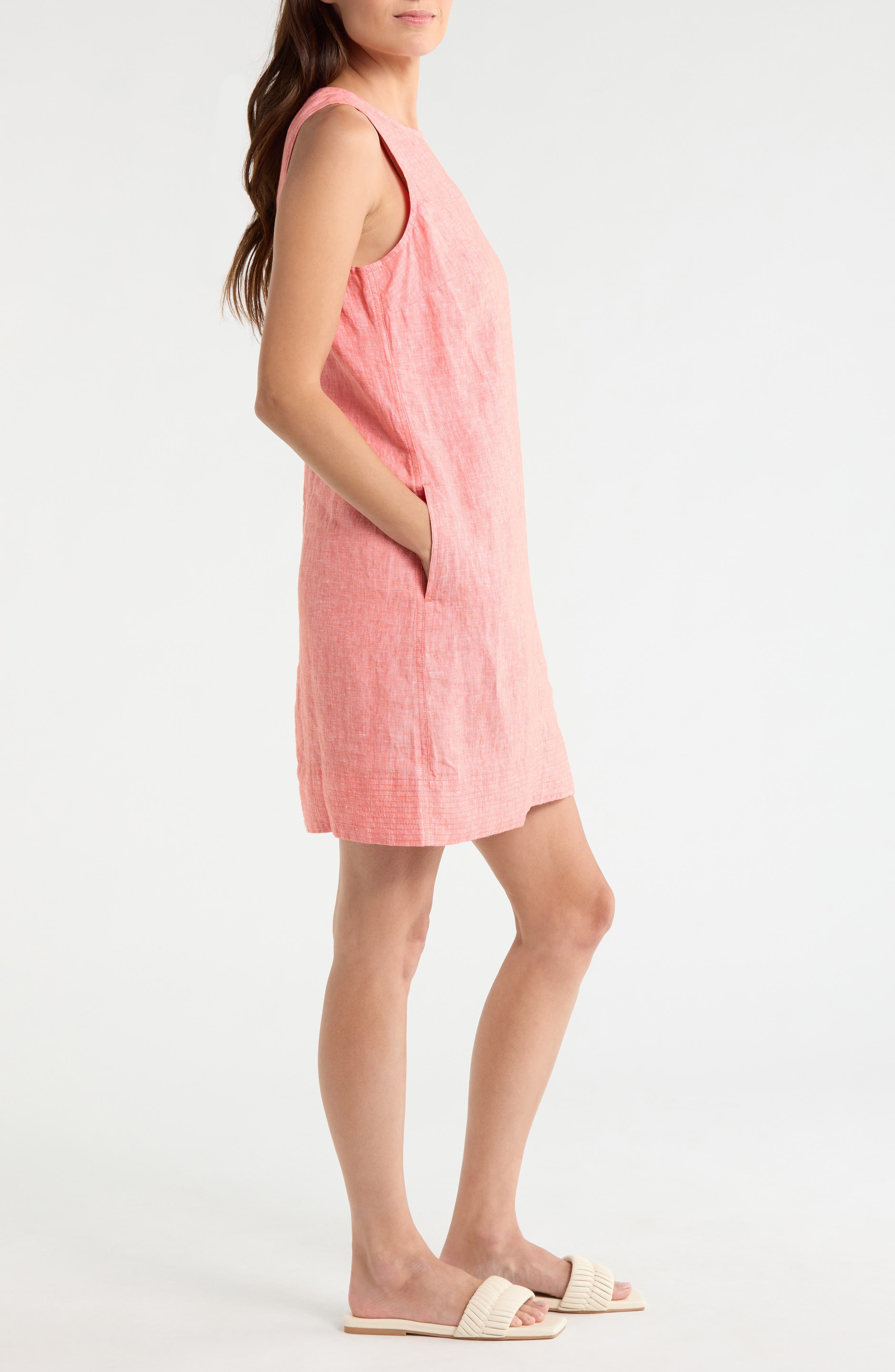 Tommy Bahama Two Palms Trapunto Linen A-Line Dress — фото 3