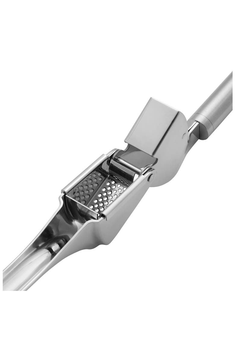 Pro Garlic Press, Alternate, color, STAINLESS STEEL