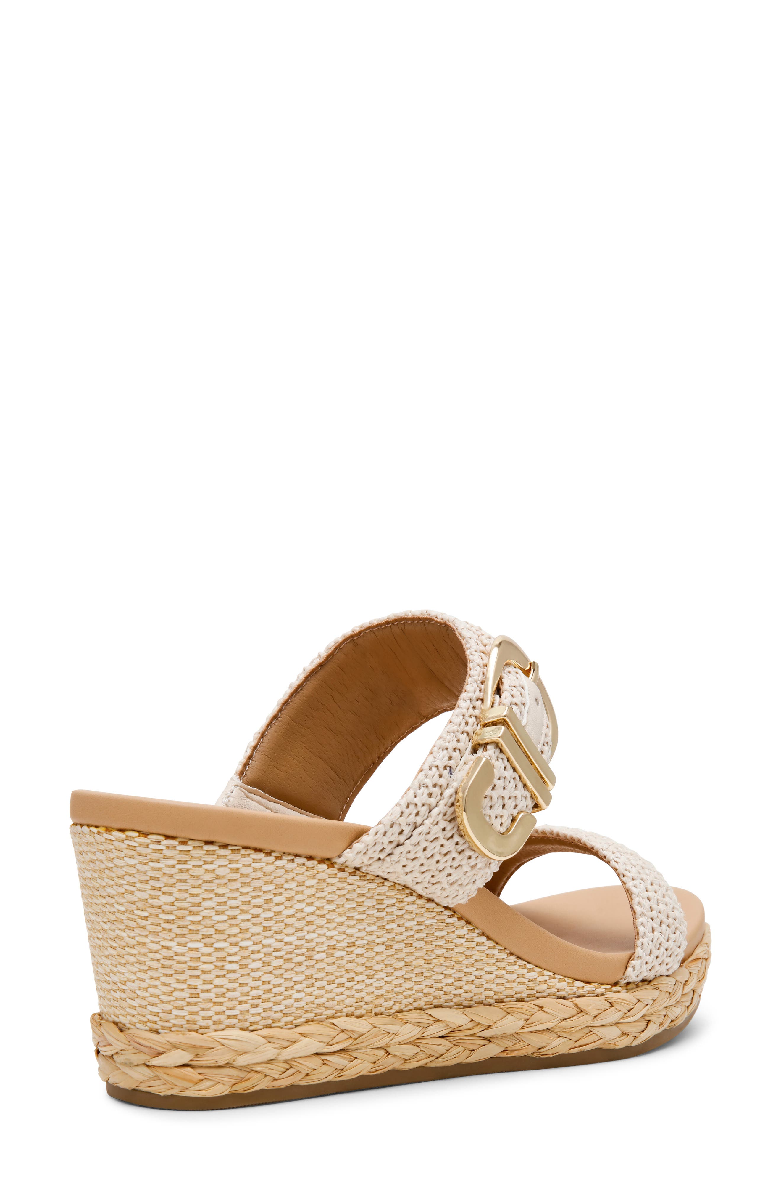 DV by Dolce Vita Elena Wedge Sandal, Alternate, color, Ivory