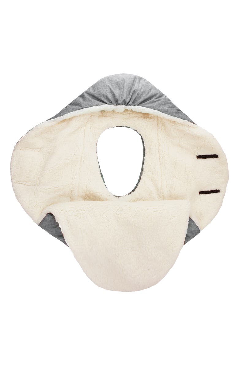 7 A.M. Enfant Nido Cloud Heavyweight Car Seat/Stroller Bunting, Alternate, color, Heather Grey