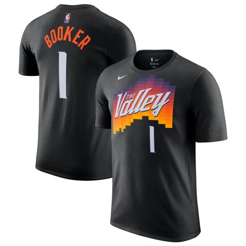 Unisex Nike Devin Booker Black Phoenix Suns 2025/26 City Edition Name & Number T-Shirt