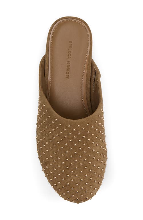 Rebecca Minkoff Studded Mule In Brown