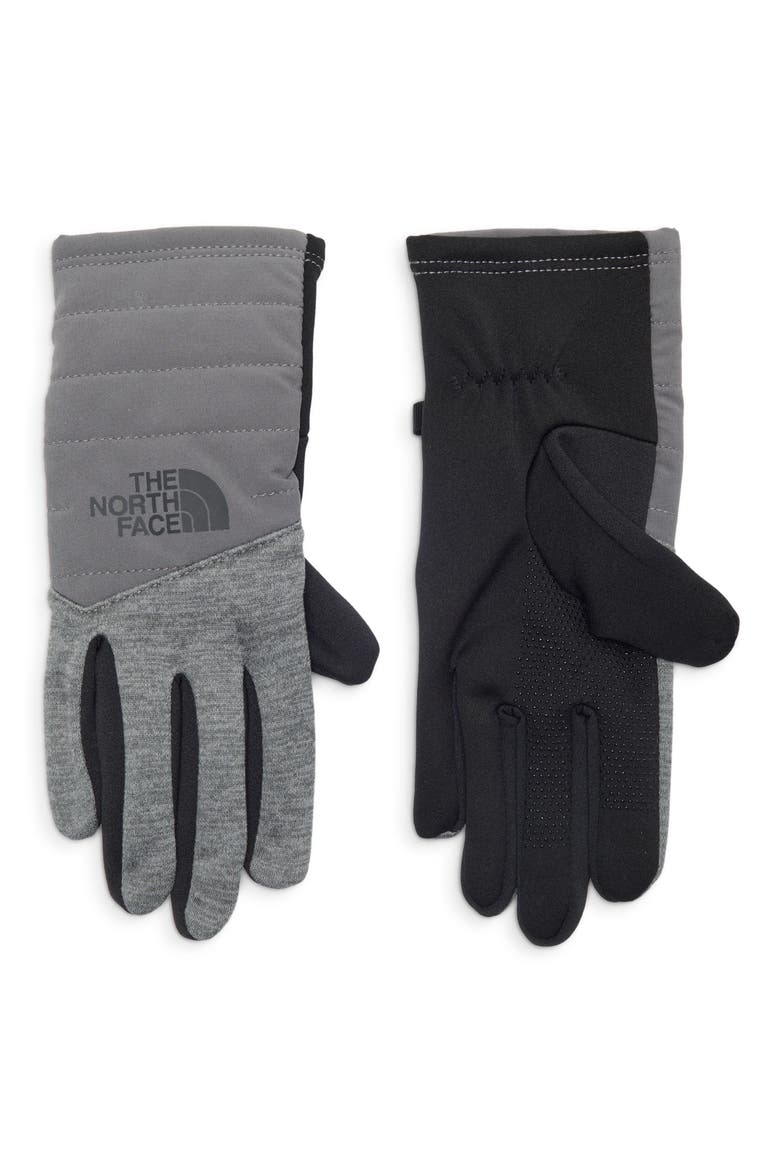E-Tip Indi Gloves, Main, color, TNF MEDIUM GREY HEATHER