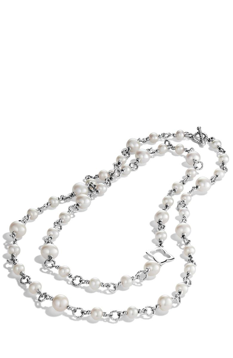David Yurman Pearl Chain Necklace, Alternate, color,