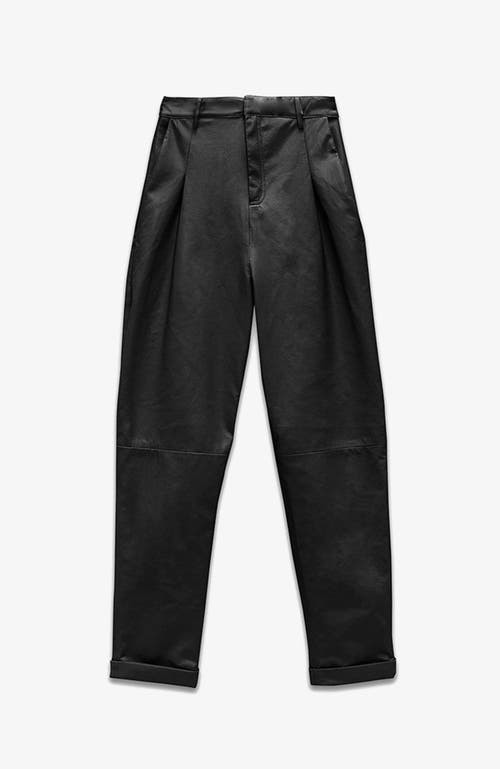 As By Df Denise Recycled Leather Trouser In Black