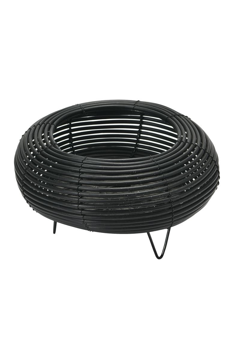 Storied Home Decorative Plastic Planter with Metal Feet, Main, color,