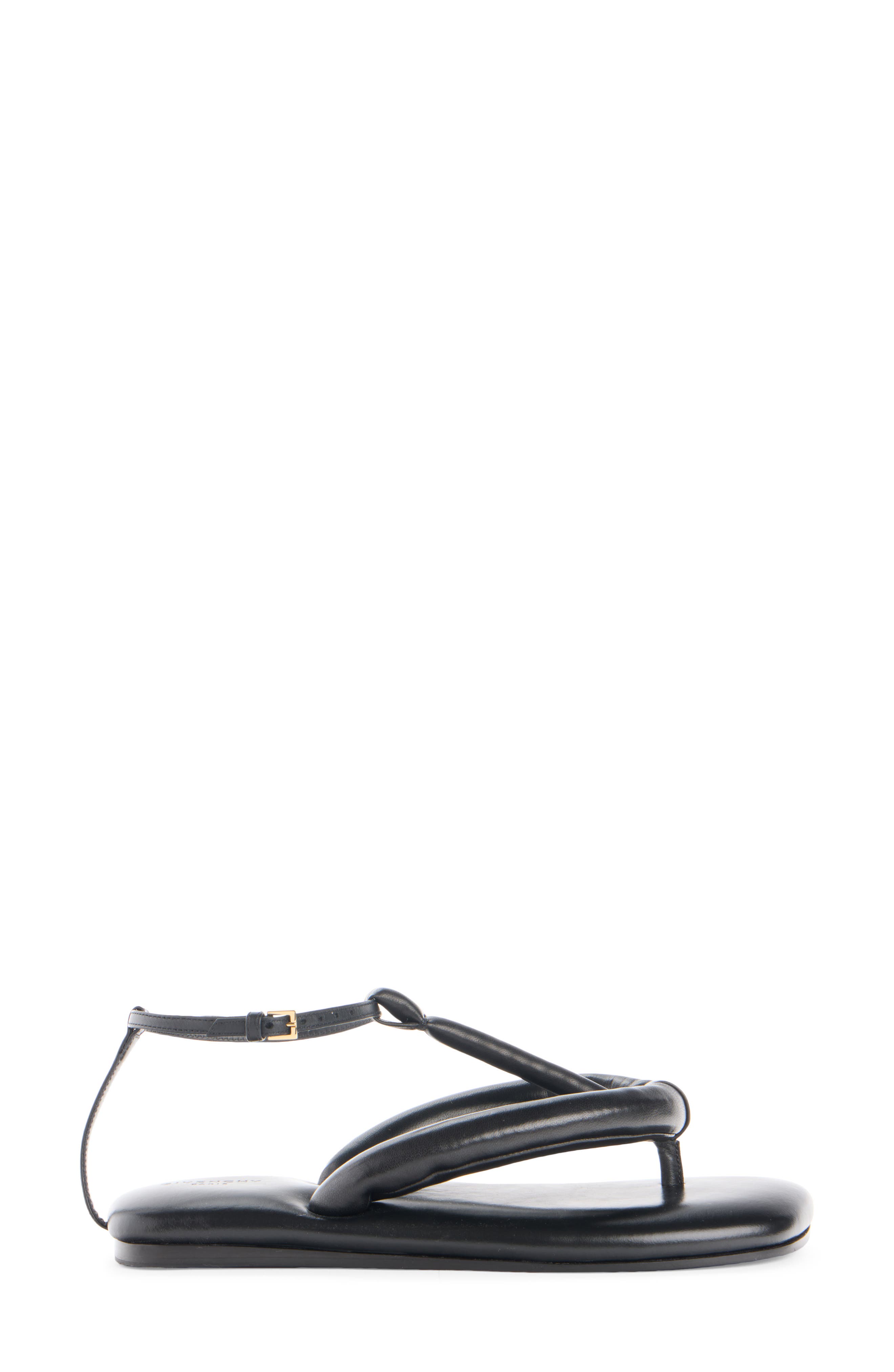 Givenchy Boudoir Flat Sandal, Alternate, color, Black