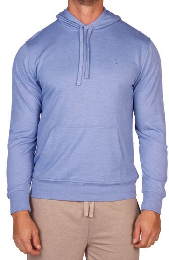 Tailorbyrd French Terry Hoodie In Blue