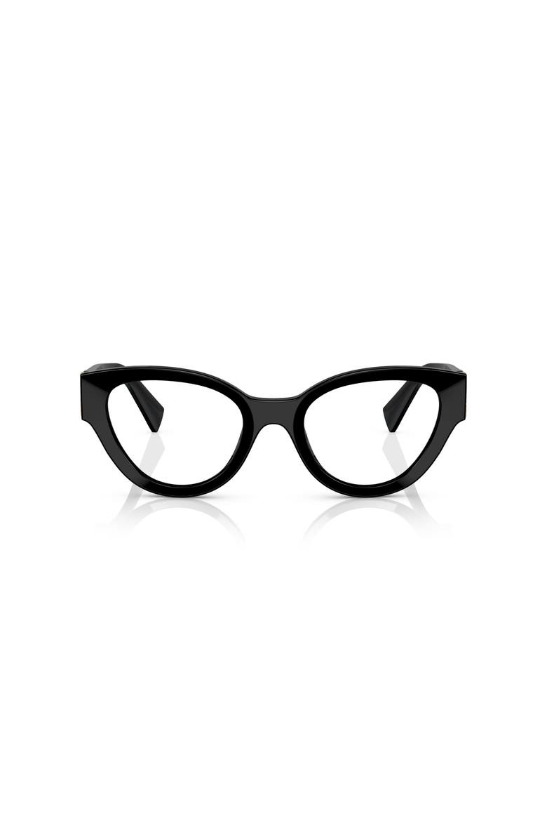 Miu Miu 52mm Phantos optical glasses, Alternate, color, Black