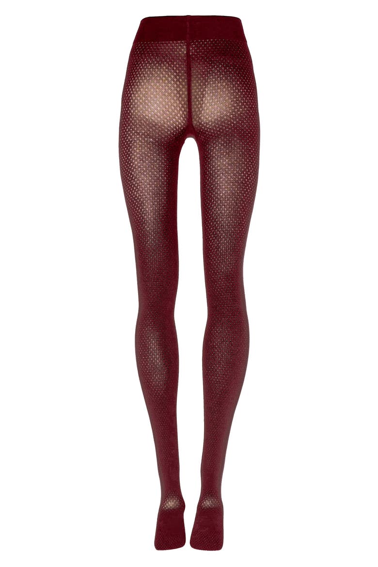 Dot Tights, Alternate, color, MIDNIGHT RED
