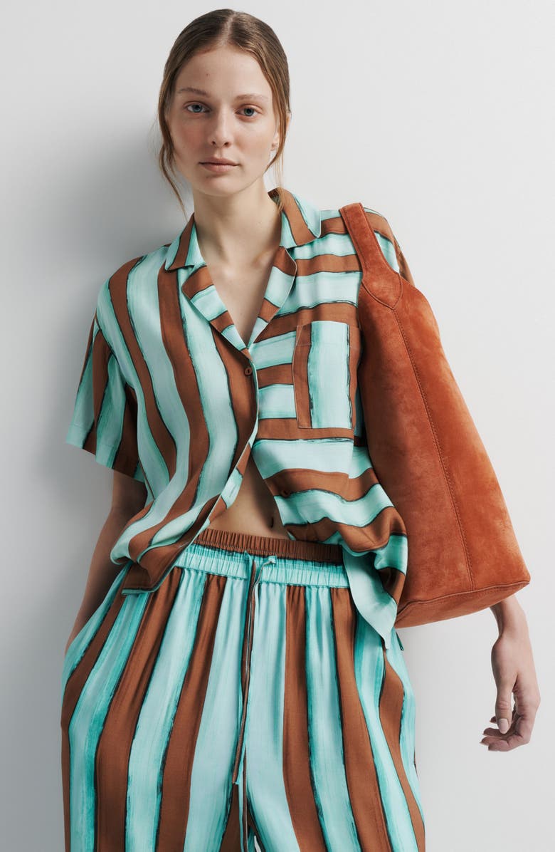 Romy Reese Shirt, Alternate, color, Candy Stripe