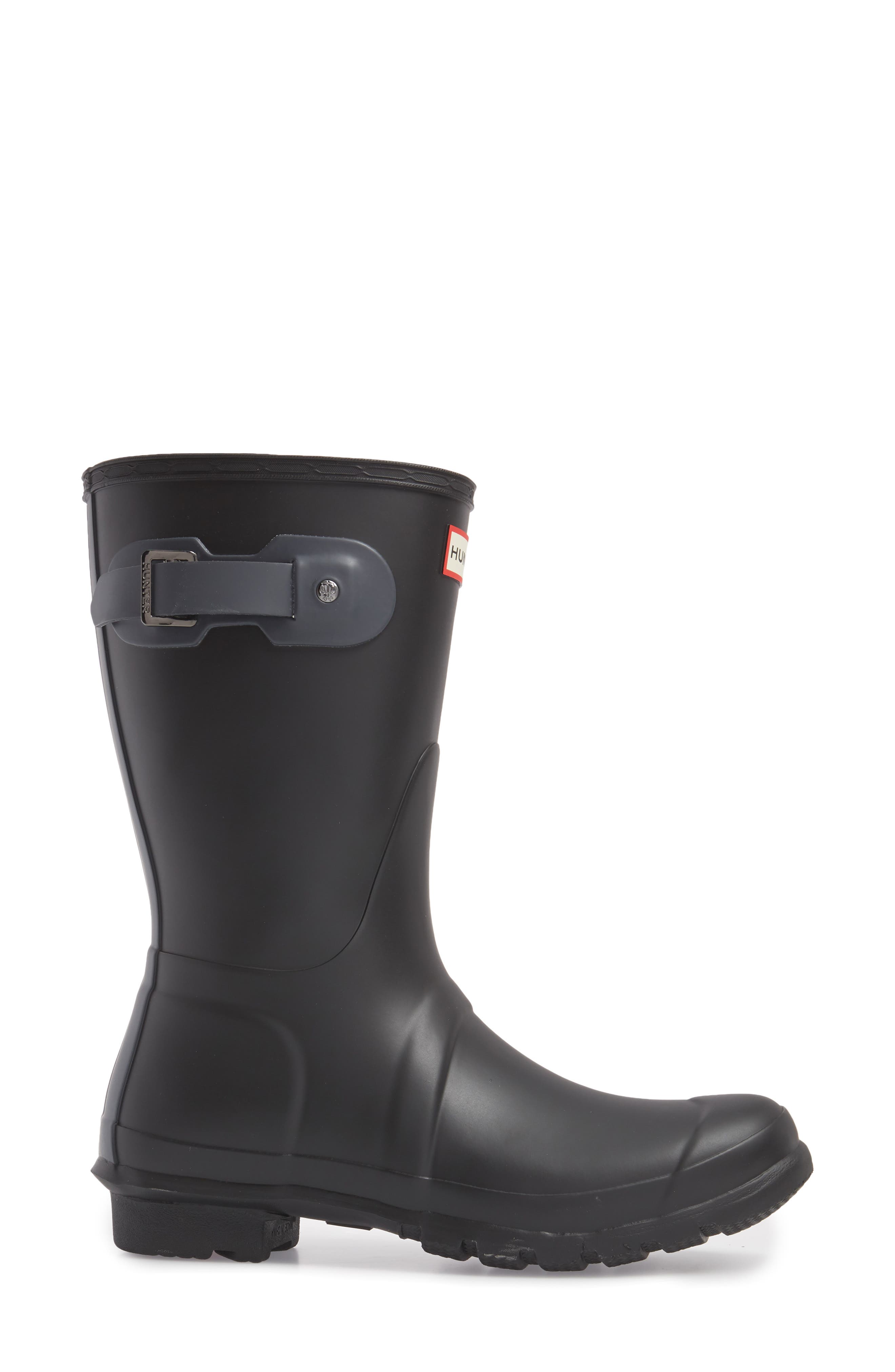 Hunter Original Short Waterproof Rain Boot, Alternate, color, 