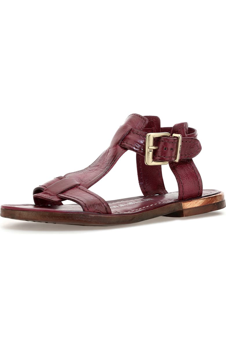 A.S.98 Gifford Ankle Strap Sandal, Main, color, Ruby