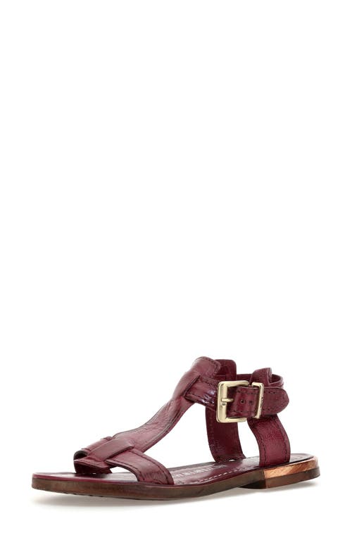 As98 A.s.98 Gifford Ankle Strap Sandal In Ruby