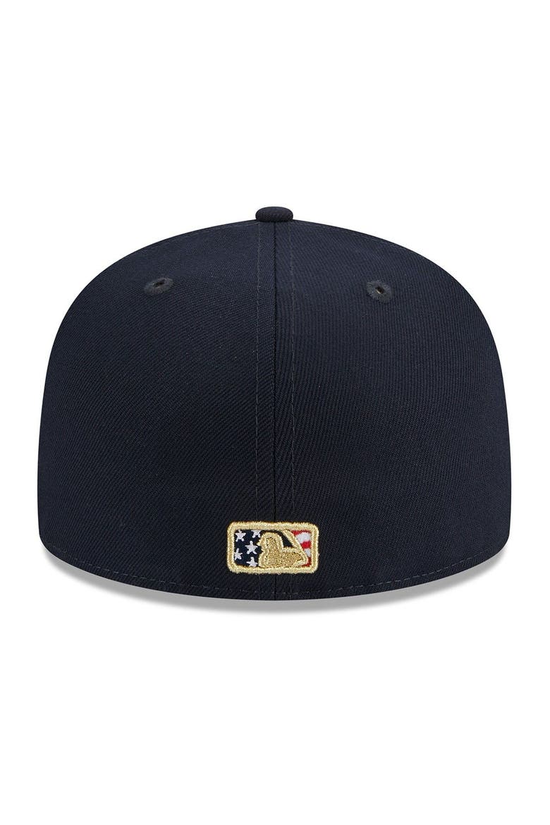 Men's New Era  Navy Houston Astros 2023 Fourth of July 59FIFTY Fitted Hat, Alternate, color, Navy
