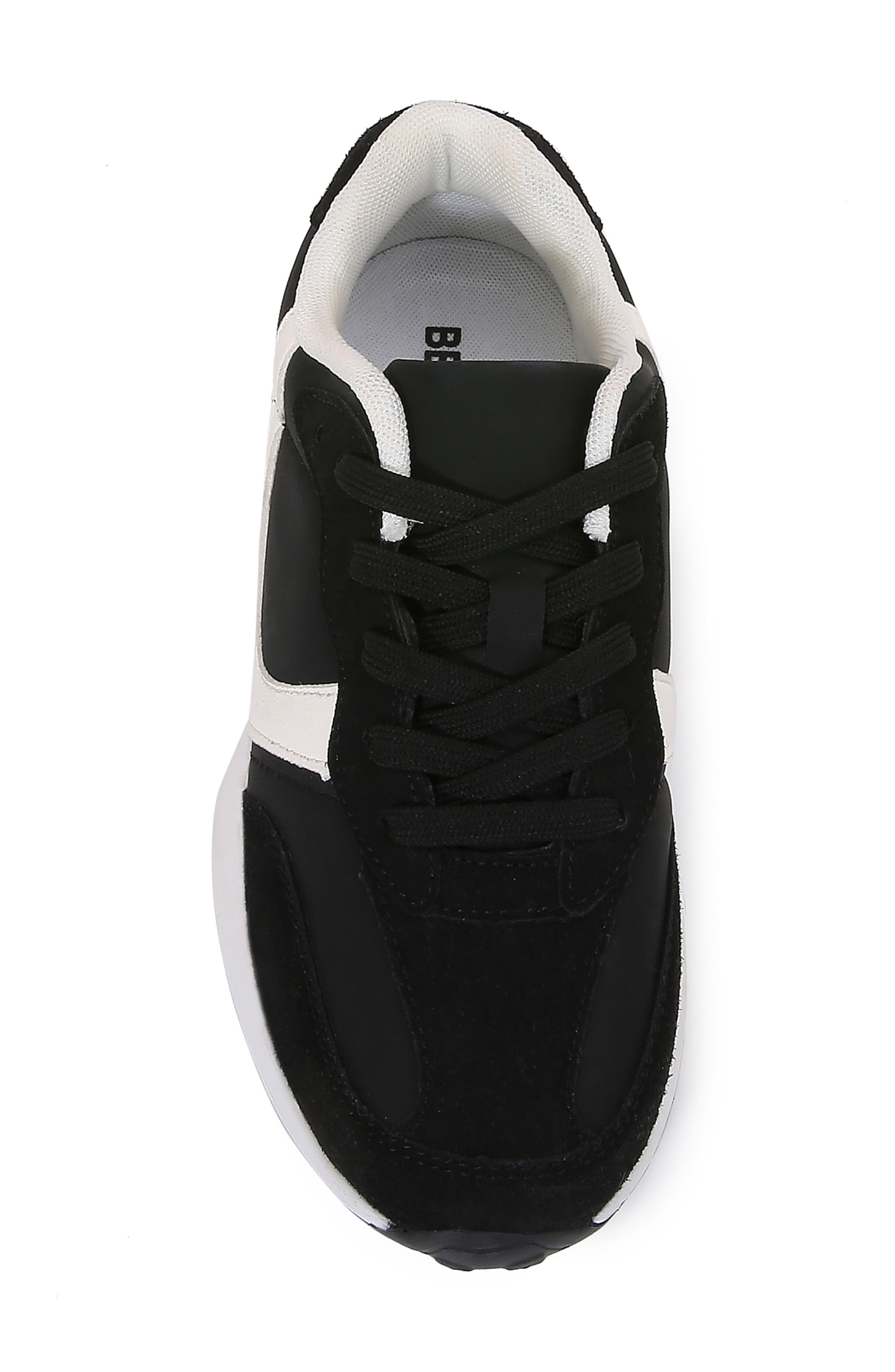 Beyonce Retro Lace-Up Sneaker, Alternate, color, BLACK