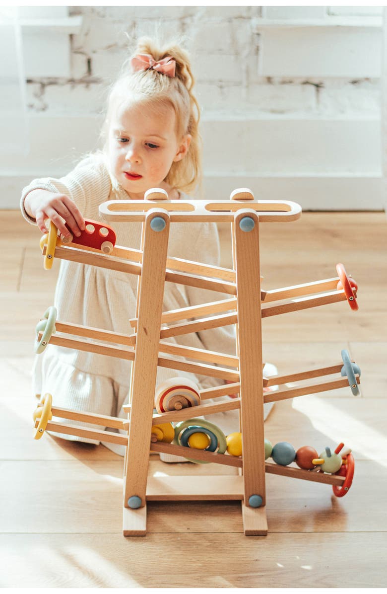 Wonder & Wise Tumble Track, Alternate, color, Wood