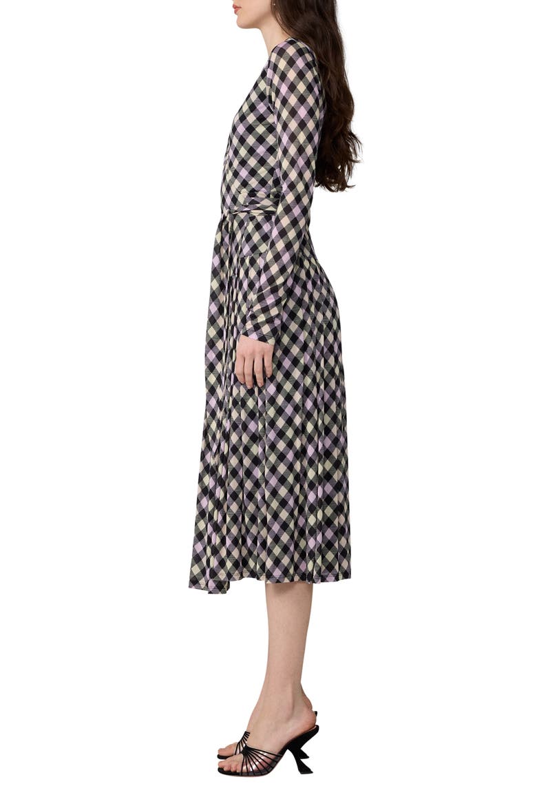 Kristen Wrap Midi Dress, Alternate, color, HIGHLAND FARM