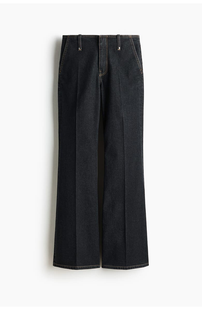 H&M Bootcut High Waist Jeans, Alternate, color, Washed Black