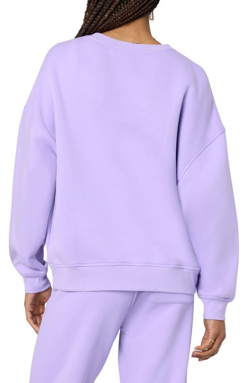 Florence By Mills Cozy Crush Oversize Sweatshirt In Millie Lavender
