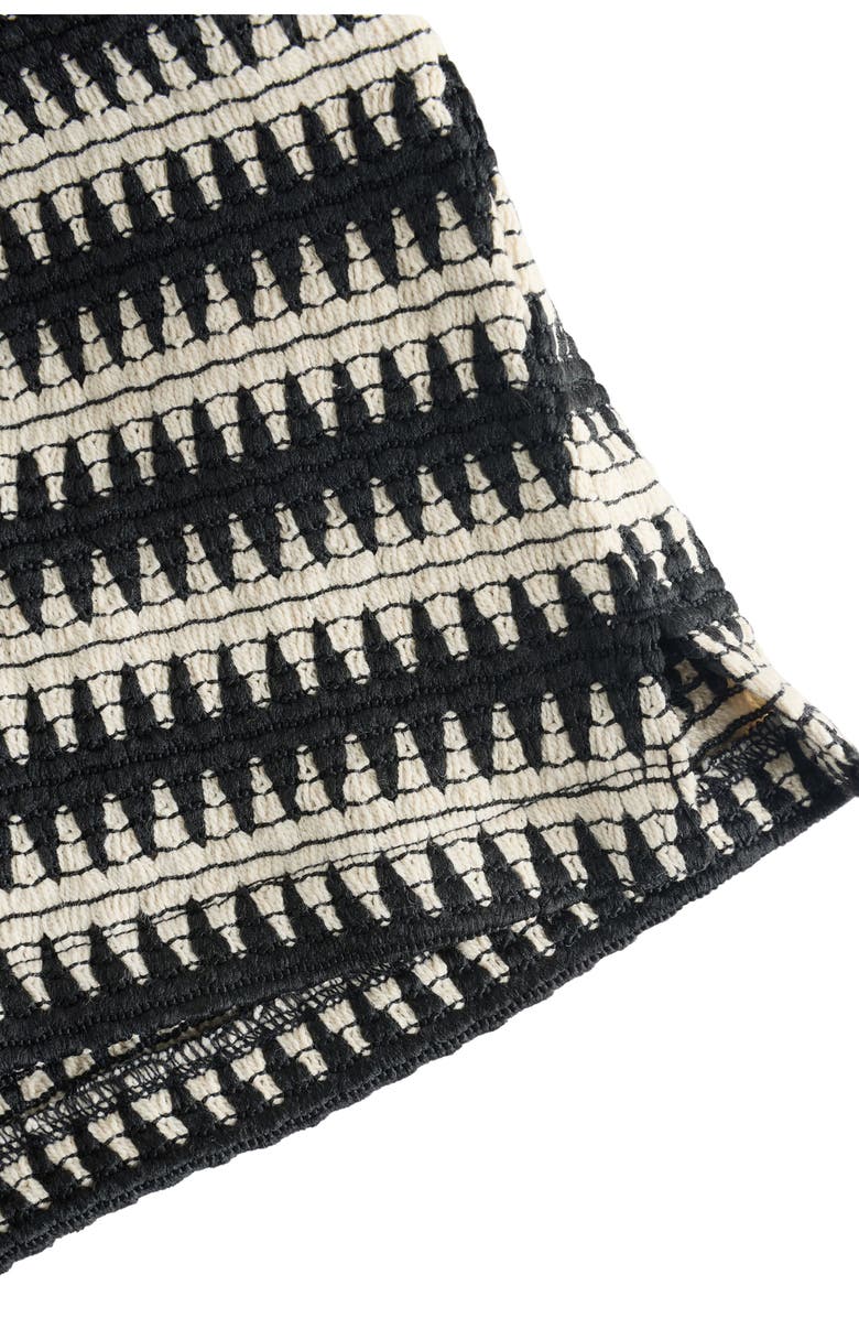 NEXT Kids' Stripe Button-Up Shirt, Alternate, color, Black
