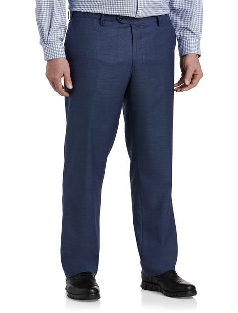 Big & Tall Sharkskin Suit Pants