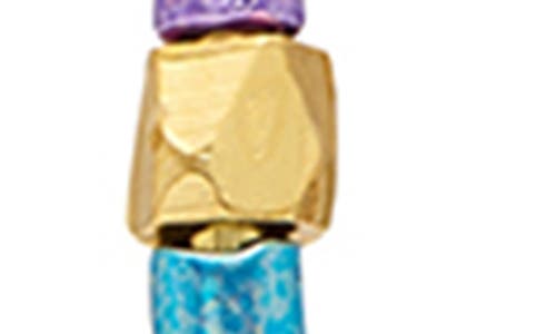 Estella Bartlett Miyuki Coco Beaded Hoop Earrings