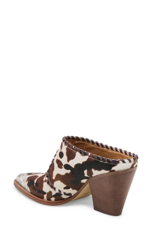 Dolce Vita Jolyn Heels Cocoa Taurus Calf Hair In Brown