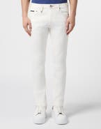 PHILIPP PLEIN Super Straight Cut Jeans Embroidery Monogram Men