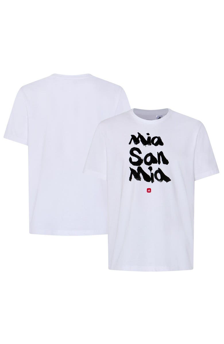 adidas Men's adidas White Bayern Munich Chinese Calligraphy T-Shirt, Main, color, White