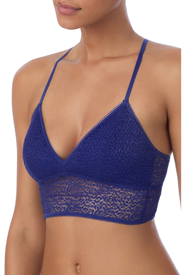 Modern Lace Longline Bralette, Alternate, color, ATLANTIC BLUE
