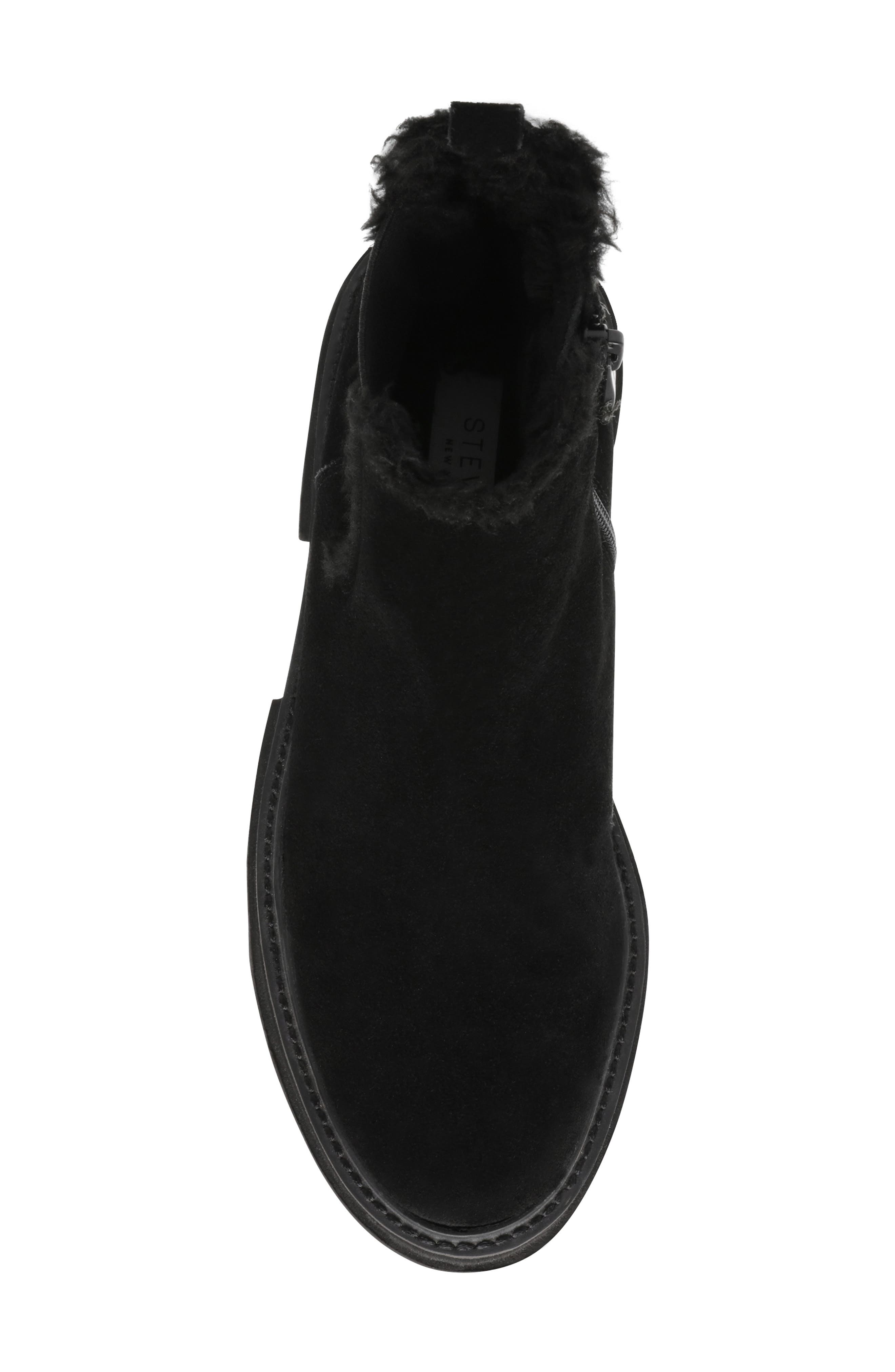 Steven New York Arina Faux Fur Lined Chelsea Boot, Alternate, color, 