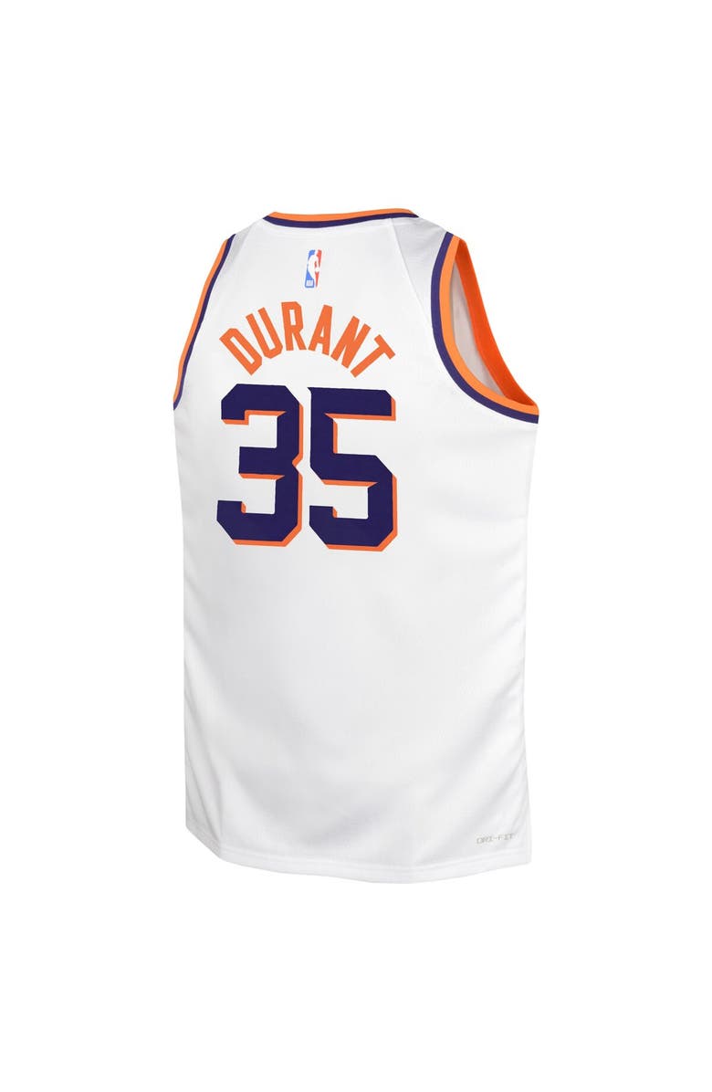 Nike Youth Nike Kevin Durant White Phoenix Suns Swingman Jersey - Association Edition, Alternate, color, 