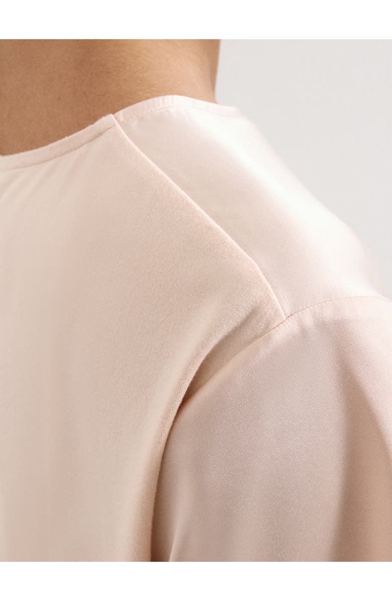 Phase Eight Francesca Satin Top, Alternate, color, Pale Pink