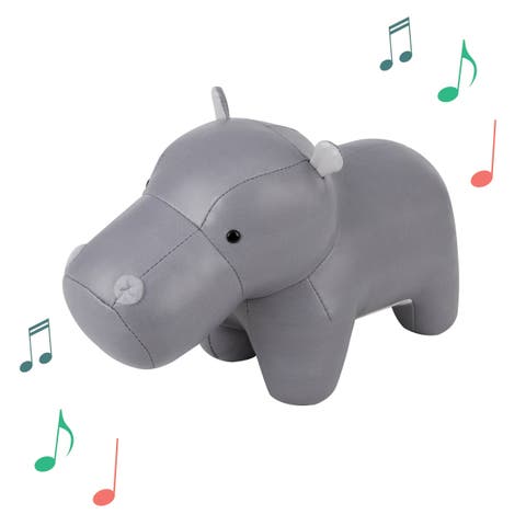 Musical Animals - Hippo, Plush Baby Music Box, Nursery Toy