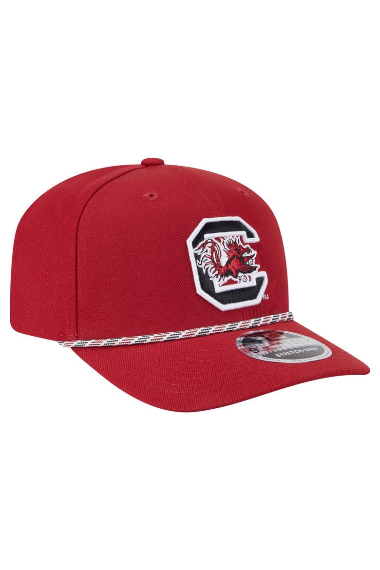 Men's New Era Garnet South Carolina Gamecocks Game Day Multi-Rope 9SEVENTY Stretch-Snap Hat, Alternate, color, Garnet