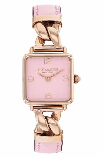 COACH cass square bracelet watch, 22mm x 22mm